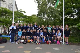 Girls’ Senior Team Division Three in the Final in Croke Park