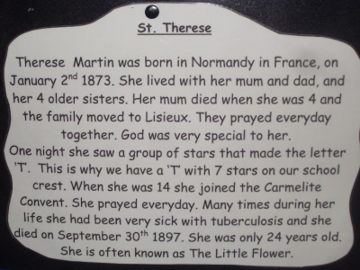 The Feast of St. Thérèse