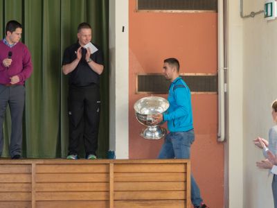 Sam Maguire visits Scoil San Treasa