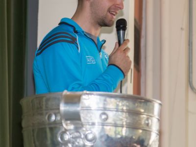 Sam Maguire visits Scoil San Treasa