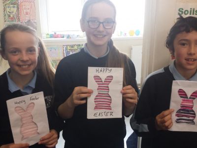 4th Class Easter cards