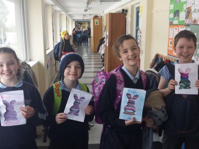 4th Class Easter cards
