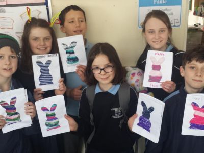 4th Class Easter cards