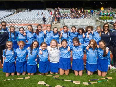 Camogie and Hurling Teams play in Croke Park Camogie and Hurling Teams play in Croke Park
