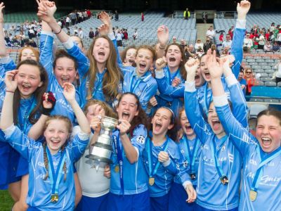 Camogie and Hurling Teams play in Croke Park Camogie and Hurling Teams play in Croke Park