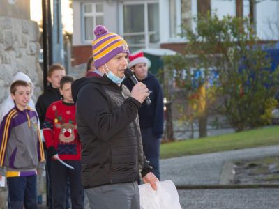 Kilmacud Crokes visit to Scoil San Treasa 