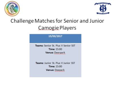 Camogie Fixtures 