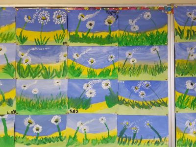Spring Art - Fifth Class