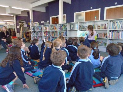 Senior Infants visited Stillorgan Library on Tuesday