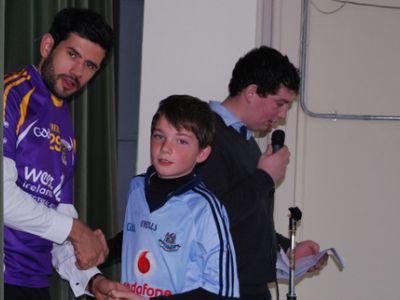 A visit from Sam Maguire and Cian O’ Sullivan A visit from Sam Maguire and Cian O’ Sullivan