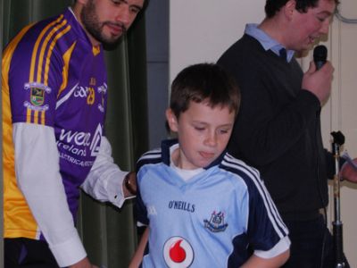 A visit from Sam Maguire and Cian O’ Sullivan A visit from Sam Maguire and Cian O’ Sullivan