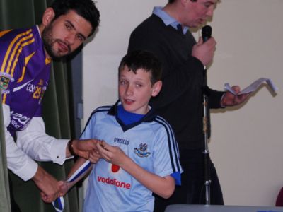 A visit from Sam Maguire and Cian O’ Sullivan A visit from Sam Maguire and Cian O’ Sullivan