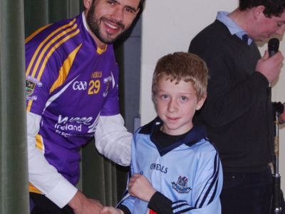 A visit from Sam Maguire and Cian O’ Sullivan A visit from Sam Maguire and Cian O’ Sullivan