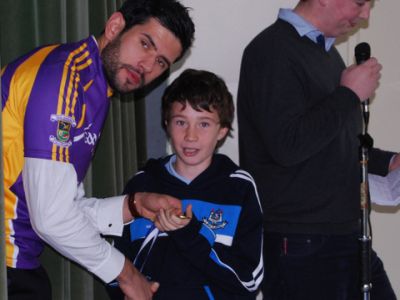 A visit from Sam Maguire and Cian O’ Sullivan A visit from Sam Maguire and Cian O’ Sullivan