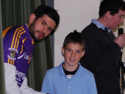 A visit from Sam Maguire and Cian O’ Sullivan A visit from Sam Maguire and Cian O’ Sullivan
