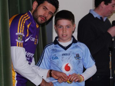 A visit from Sam Maguire and Cian O’ Sullivan A visit from Sam Maguire and Cian O’ Sullivan