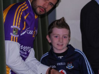 A visit from Sam Maguire and Cian O’ Sullivan A visit from Sam Maguire and Cian O’ Sullivan