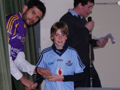 A visit from Sam Maguire and Cian O’ Sullivan A visit from Sam Maguire and Cian O’ Sullivan