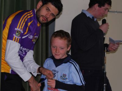 A visit from Sam Maguire and Cian O’ Sullivan A visit from Sam Maguire and Cian O’ Sullivan