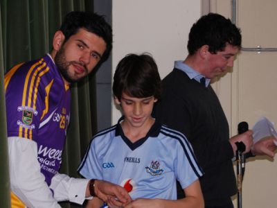 A visit from Sam Maguire and Cian O’ Sullivan A visit from Sam Maguire and Cian O’ Sullivan