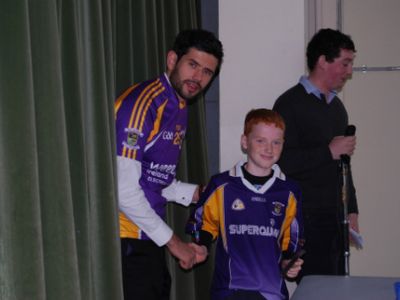A visit from Sam Maguire and Cian O’ Sullivan A visit from Sam Maguire and Cian O’ Sullivan