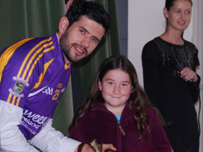 A visit from Sam Maguire and Cian O’ Sullivan A visit from Sam Maguire and Cian O’ Sullivan