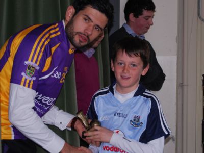 A visit from Sam Maguire and Cian O’ Sullivan A visit from Sam Maguire and Cian O’ Sullivan