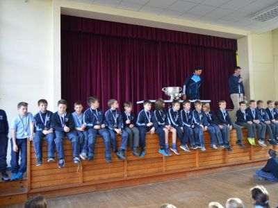 Cian O' Sullivan and Sam Maguire visit our school. Cian O' Sullivan and Sam Maguire visit our school.