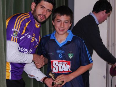 A visit from Sam Maguire and Cian O’ Sullivan A visit from Sam Maguire and Cian O’ Sullivan
