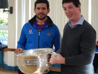 A visit from Sam Maguire and Cian O’ Sullivan A visit from Sam Maguire and Cian O’ Sullivan