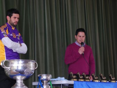 A visit from Sam Maguire and Cian O’ Sullivan A visit from Sam Maguire and Cian O’ Sullivan