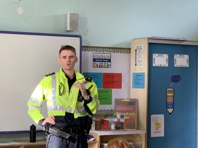 Hallowe'en Safety - Garda Visit