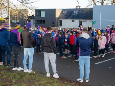 Kilmacud Crokes visit to Scoil San Treasa 