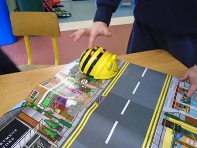 Bee-Bots in action - Senior Infants