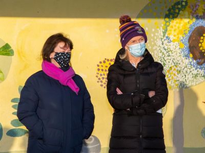 Kilmacud Crokes visit to Scoil San Treasa 