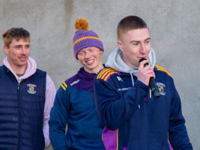 Kilmacud Crokes visit to Scoil San Treasa 
