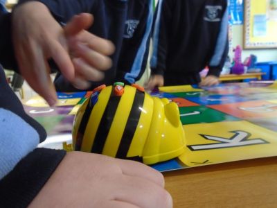 Bee-Bots in action - Senior Infants