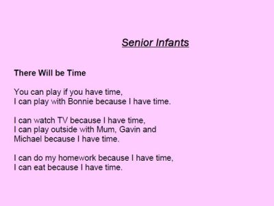 There Will Be Time