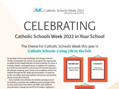 Catholic Schools Week 2022