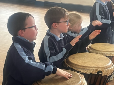 Drumming Senior Infants