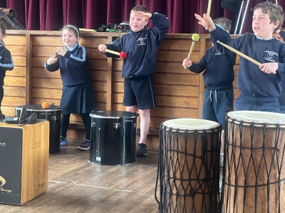 Drumming Senior Infants