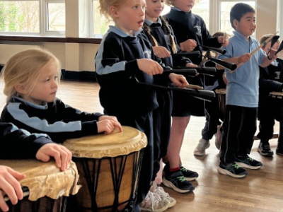Drumming Senior Infants
