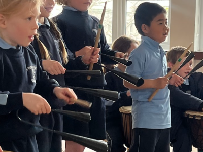 Drumming Senior Infants