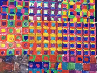 Pupils from third class have been learning about tessellations.